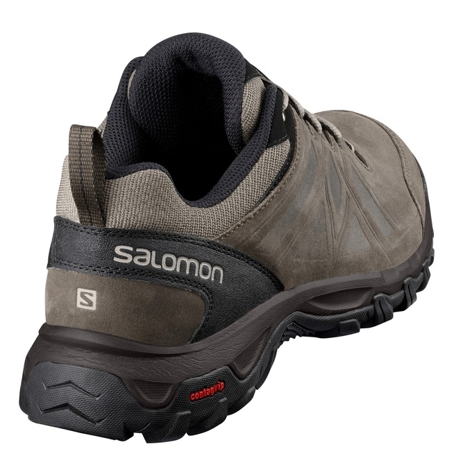 Salomon EVASION 2 LTR ハイキング シューズ メンズ ブラウン 黒 | JP-0815QSX