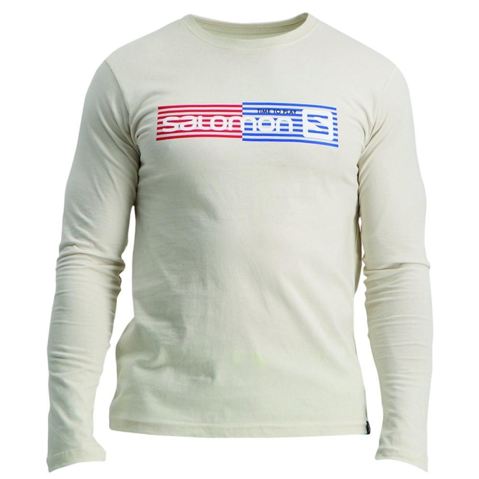 Salomon JOEY LS M Tシャツ メンズ ネイビー | JP-0483NOH