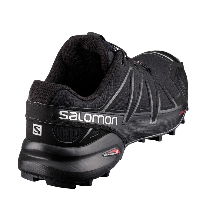 Salomon SPEEDCROSS 4 W トレイルランニングシューズ レディース 黒 | JP-0961VXR