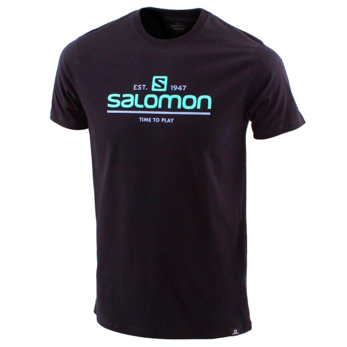 Salomon TIME TO PLAY SS M Tシャツ メンズ グレー | JP-1042RVK
