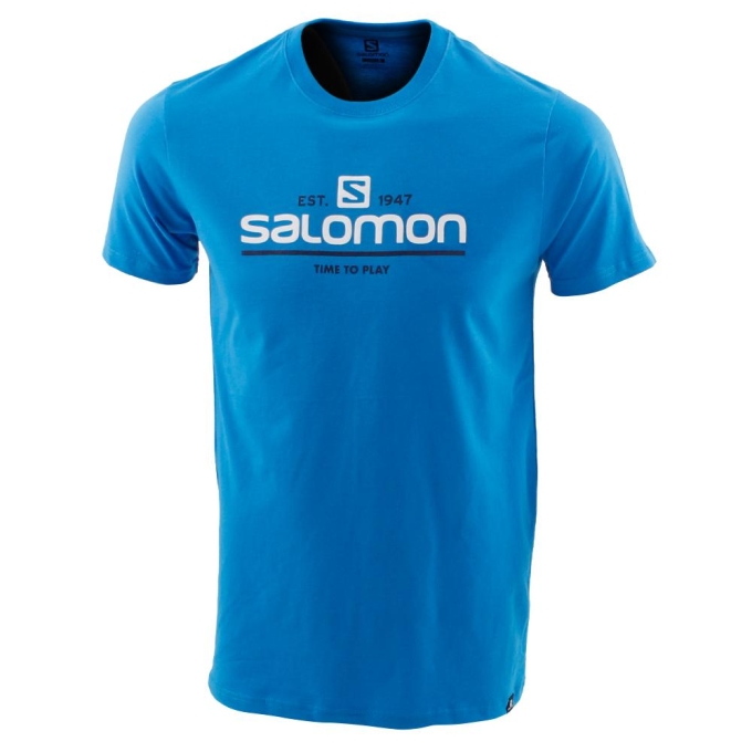 Salomon TIME TO PLAY SS M Tシャツ メンズ グレー | JP-1042RVK