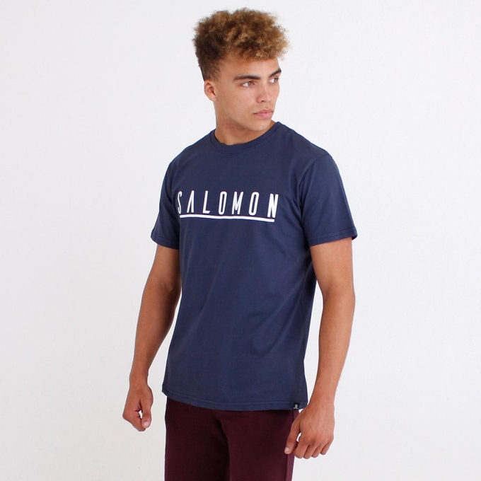 Salomon UNDERSCORE SS M Tシャツ メンズ グレー | JP-0352JLD