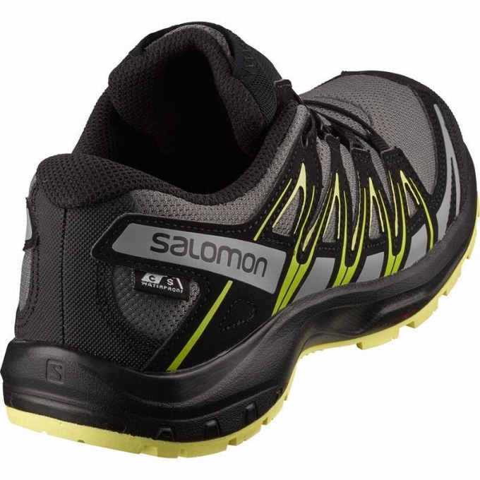 Salomon XA PRO 3D CLIMASALOMON WATERPROOF ハイキング シューズ キッズ 黒 | JP-1405YXN
