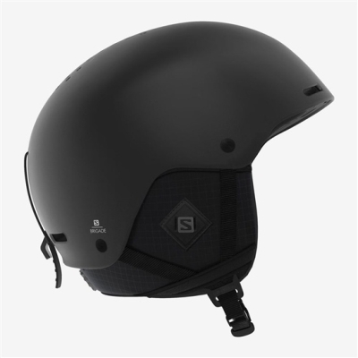 Salomon BRIGADE+ Helmets メンズ 黒 | JP-3876NBF
