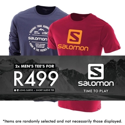 Salomon RETAIL MEN SS AND LS 2 PACK TEES Tシャツ メンズ カラー | JP-3087BUZ